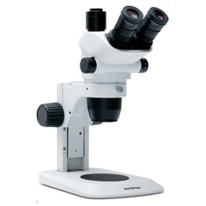 Evident Olympus Microscopio stereo zoom SZ61, per collo di cigno, trino
