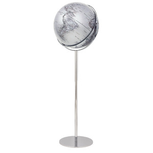 Globe sur pied emform Apollo 17 Silver 43cm