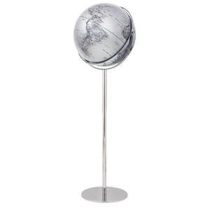 TROIKA Globo da terra Apollo 17 Silver 43cm