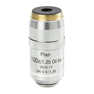 Euromex Obiettivo DX.7200-I, 100x/1,25, wd 0,2 mm, plan infinity, iris diaphragm,  oil, S (DelphiX)