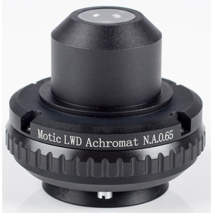 Motic Condensatore, N.A. 0.65, wd 10,8 mm, LWD, acromatico, diaframma iride (BA410E, BA310)