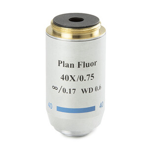Euromex Obiettivo 86.556, S40x/0,70, w.d. 0,42 mm, PL-FL IOS , plan, fluarex (Oxion)