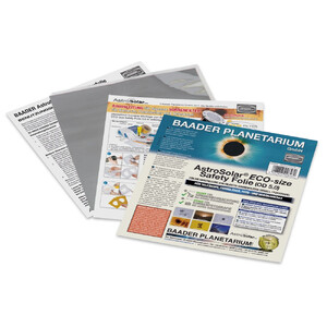 Baader Pellicola filtrante Filterfolie AstroSolar® ECO-size Safety Folie OD 5.0, 140x155 mm