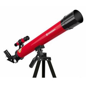 Bresser Junior Telescopio AC 45/600 AZ rosso