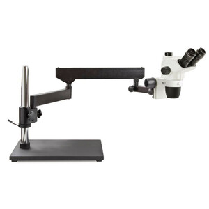 Microscopio stereo zoom Euromex NZ.1703-A, NexiusZoom EVO, 6,5x - 55x, supporto articolato, senza illuminazione, trino