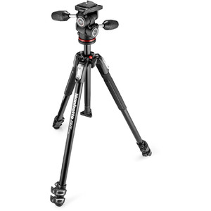 Manfrotto Treppiede Aluminio MK190X3-3W1 con testa 3 vie