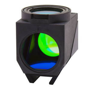 Optika Cubo a fluorescenza LED (LED + set di filtri) per B-510LD4/B-1000LD4, M-1221, LED verde Emissione 523nm, Filtro Ex 510-550, Dich 570, Em 575LP