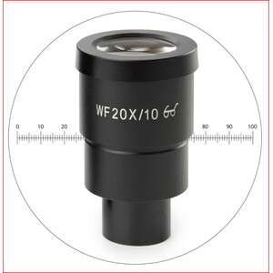 Euromex Oculare HWF 20x/10 mm con micrometro, SB.6020-M (StereoBlue)