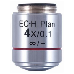 Motic Obiettivo EC-H PL, CCIS, plan, achro, 4x/0.1,  w.d. 15.9mm (BA-410 Elite)