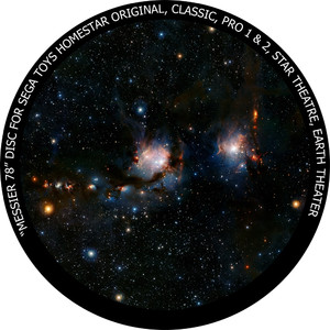 Redmark Diapositiva per il planetario Sega Homestar con la Nebulosa M 78