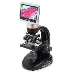 Celestron Microscopio TetraView, Touch Screen, 40-400x