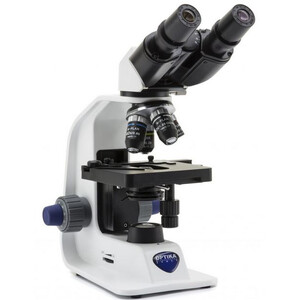Optika Microscopio B-159R-PL binoculare, piano, batteria, 1000x