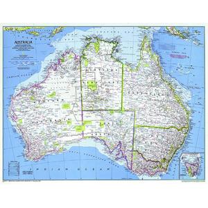 National Geographic Mappa Continentale Australia, politica