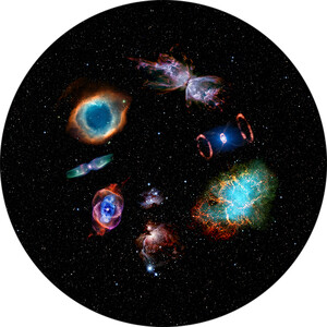Redmark Diapositiva per planetari Bresser e NG con diverse Nebulose