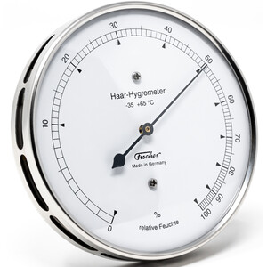 Fischer Stazione meteo Hair-Hygrometer Stainless Steel