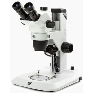 Euromex Microscopio stereo zoom NZ.1903-S, 6.7-45x, Zahnstange, Auf-u. Durchlicht, trino