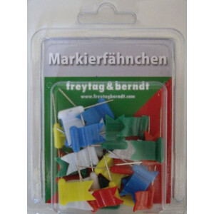 freytag & berndt Bandierine segnaposto colorate miste 30 pezzi