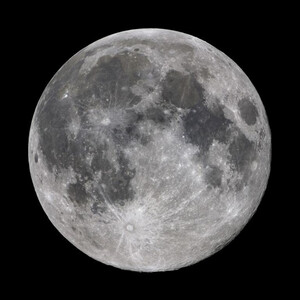 Oklop Poster Luna piena 50 cm x 70 cm