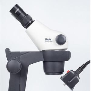Motic Microscopio stereo zoom GM-161, bino, fluo,  7.5-45x, wd 110mm