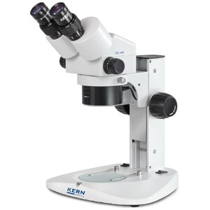 Kern Stereo-Zoom Mikroskop OZL 456, bino, Ringlicht, 10x23, 0.21W LED, 0,75-5,0x