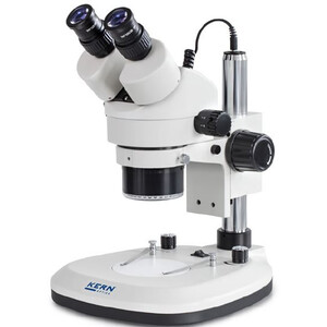 Kern Microscopio stereo zoom OZL 465, bino, Ringl, Greenough, 0,7-4,5x, HWF10x20, 3W LED