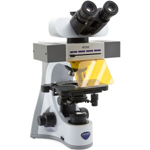 Optika Microscopio B-510LD4-SA, LED fluorescense, trino, 1000x, Semi-Apo Plan IOS, 4 empty filtersets slots