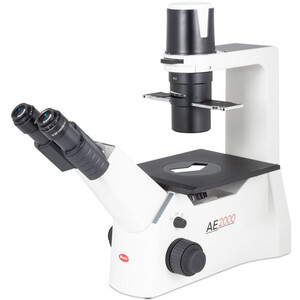 Motic Microscopio invertito AE2000 bino, infinity 40x-200x, phase, Hal, 30W