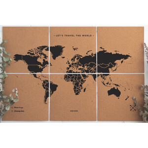 Miss Wood Mappa puzzle XL - Nero
