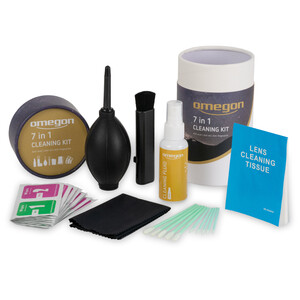 Omegon Kit per la pulizia delle lenti 7 in 1