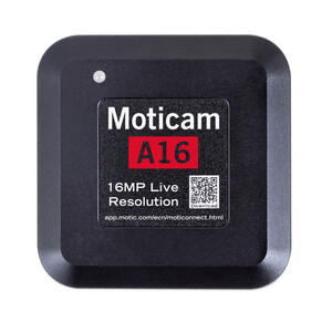 Motic Fotocamera A16, a colori, sCMOS, 1/2.3", 1.34µm, 30fps, 16MP, USB 2.0