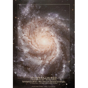 AstroMedia Poster La galassia della Ruota di Fuoco