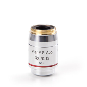 Euromex Obiettivo Obiettivi: AX.7304, Infinity EIS 60 mm, semi-piano Pli-Apo Fluarex 4x/0,15, M25, 0,17 mm
