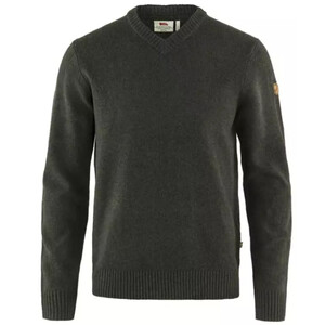 Fjällräven Maglione Övik con scollo a V M, 633 Dark Olive, taglia XXL