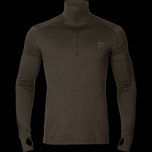 Härkila Base All Season half zip marrone ombra, XL