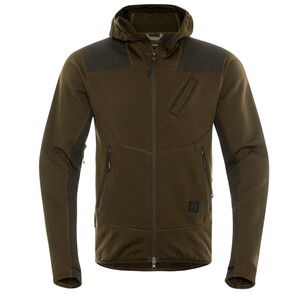 Härkila Felpa con cappuccio Deer Stalker, verde salice/marrone ombra taglia XL