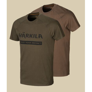 Härkila Logo T-Shirt 2er-pack ASDO taglia M