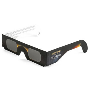 Omegon Occhiali per eclissi solare Sonnenfinsternis-Brille Solar Safe 25 Stück