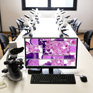 Optika Microscopio Pacchetto -WI-LEARN 1 insegnante + 8 postazioni studente