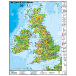 Stiefel Mappa The British Isles and Ireland (68 x 98 cm)