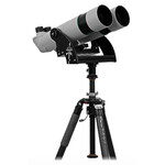 Omegon Binocolo Brightsky 30x100 90° inclusa montatura a forcella Neptune con colonna centrale e treppiede
