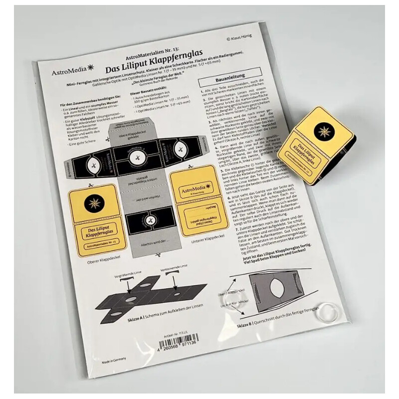 AstroMedia Kit Das Liliput Klappfernglas