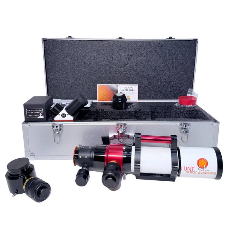 Lunt Solar Systems Telescopio Solare ST 80/560 LS80MT Ha B1800 PT DS Premium Kit