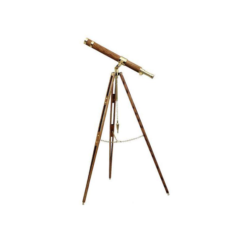 The Glass Eye Telescopio- Ottone Cape-Cod Designer Series treppiedi in teak