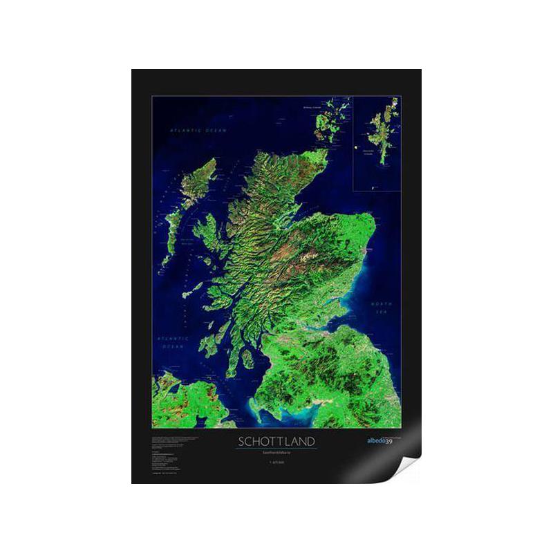 albedo 39 Mappa La Scozia