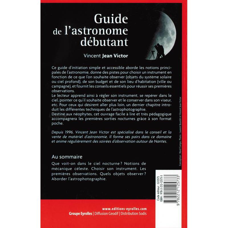 Eyrolles Libro "Guide de l'astronome débutant"