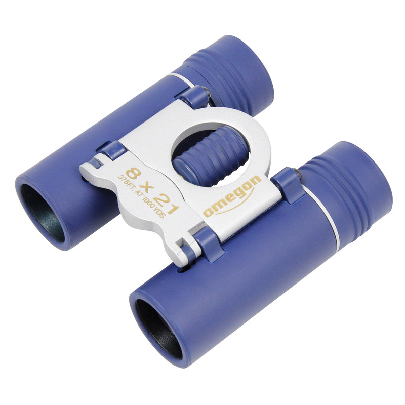 Omegon Binocolo Pocketstar 8x21, blu