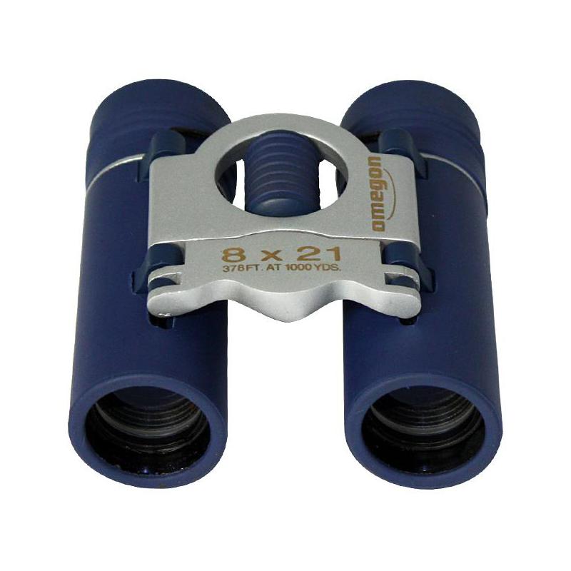 Omegon Binocolo Pocketstar 8x21, blu