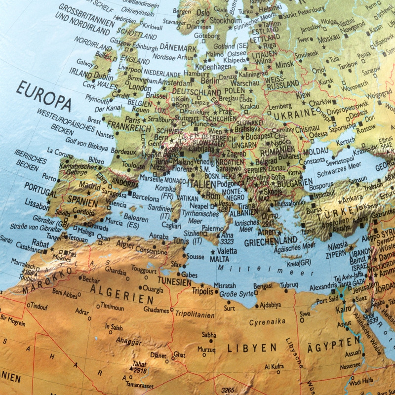 Räthgloben Globo con sollievo FR 30 10 (Français)