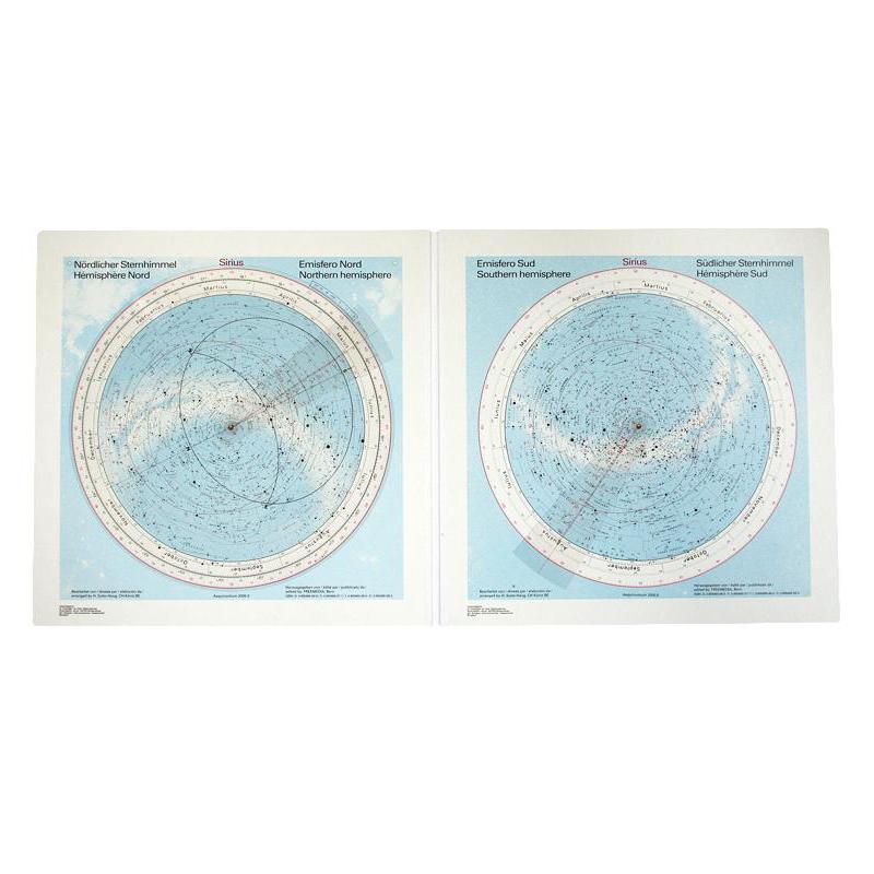 Freemedia Carta Stellare Star chart Sirius, grande