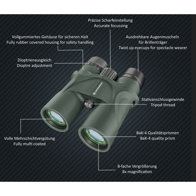 Bresser Binocolo 8x42 Condor